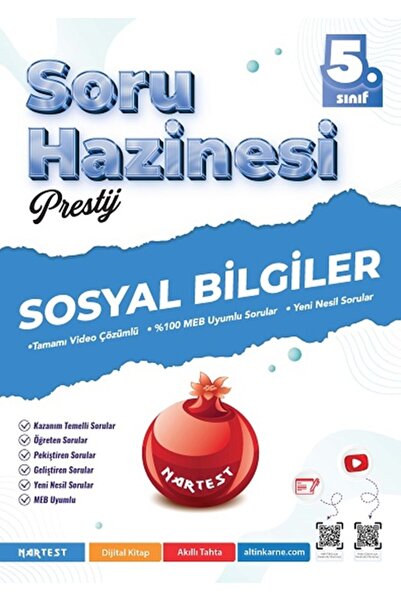 Nartest Yayınları 5. Sınıf Prestij Sosyal Bilgiler Soru Hazinesi
