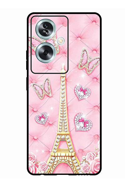 Theodor جراب واقٍ مضاد للخدش والصدمات لهاتف Oppo A2 برج إيفل (2)