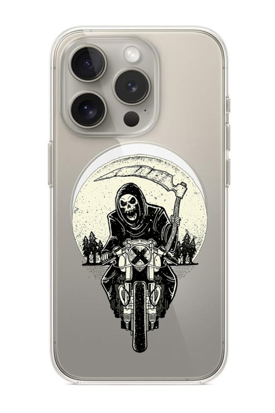 Theodor غلاف لهاتف iPhone 15 Pro مقاس 6.1 بوصة متوافق مع MagSafe، غطاء ممتص ل...