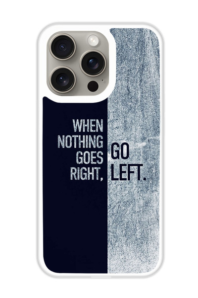 Theodor غطاء حماية لهاتف أبل آيفون 15 برو ماكس، اتجه يسارًا (مصد أبيض)