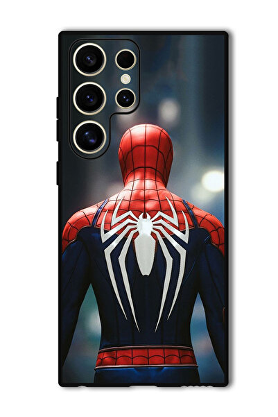 Theodor جراب واقٍ مضاد للخدش والصدمات لهاتف Samsung Galaxy S24 Ultra Spider M...