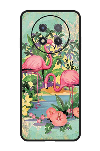 Theodor جراب واقٍ مضاد للخدش والصدمات لهاتف هواوي إنجوي 60X - طيور النحام الو...