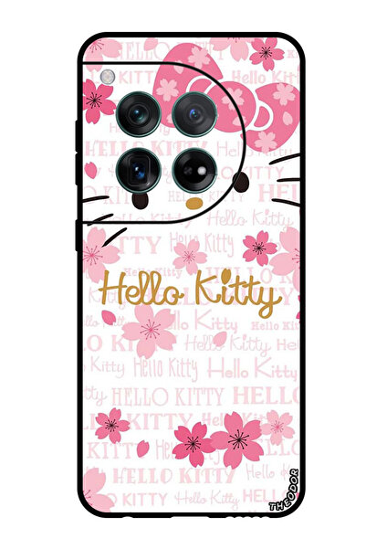 Theodor جراب واقٍ مضاد للخدش والصدمات لهاتف OnePlus 12 Hello Kitty