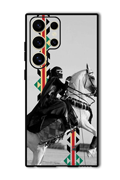 Theodor جراب واقٍ مضاد للخدش والصدمات لهاتف Samsung Galaxy S24 Ultra ركوب الخيل