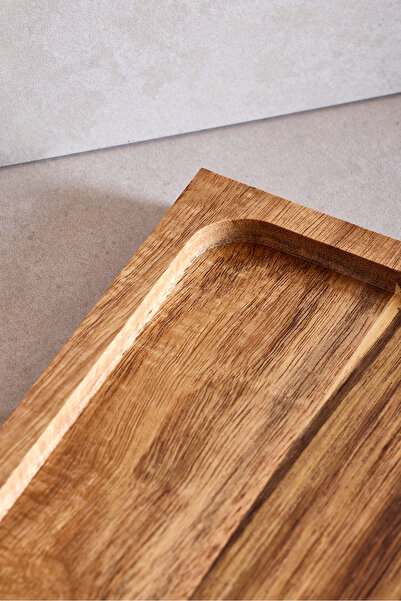 Perotti Acacia Presentation Plate 35X14 cm