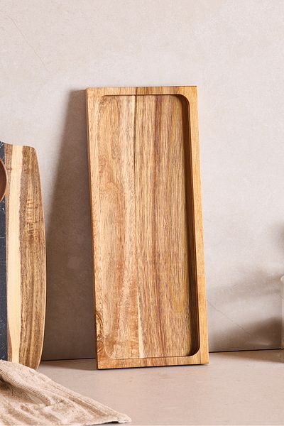 Perotti Acacia Presentation Plate 35X14 cm