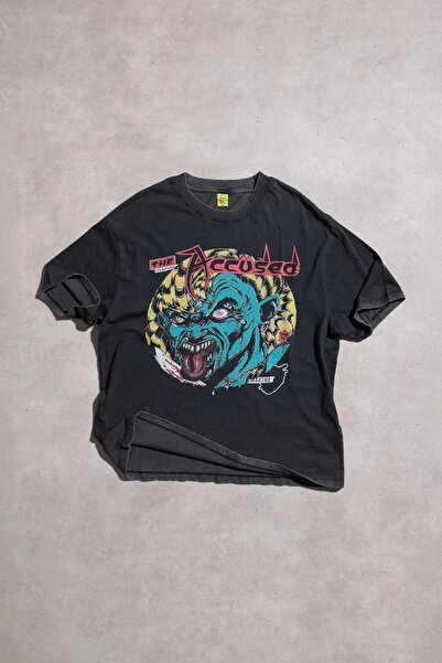 Overdrive The Accüsed “Martha Splatterhead” Kısa Kollu Unisex Oversize Tshirt