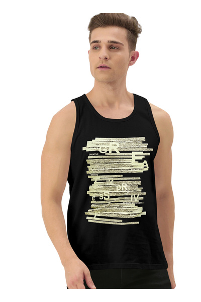 LAUREN SMITH Men’s 100% Cotton Sleeveless Sports T-Shirt – Casual, Gym & Summer Essential