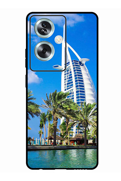 Theodor جراب واقٍ مضاد للخدش والصدمات لهاتف Oppo A2 برج دبي