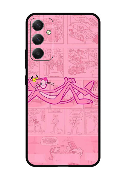 Theodor جراب واقٍ مضاد للخدش والصدمات لهاتف Samsung Galaxy A05s Pink Panther