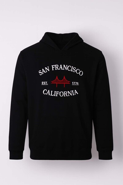 trender Black Men's Sweatshirt San Francisco
