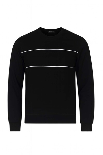 trender Black Men's Sweatshirt Modal