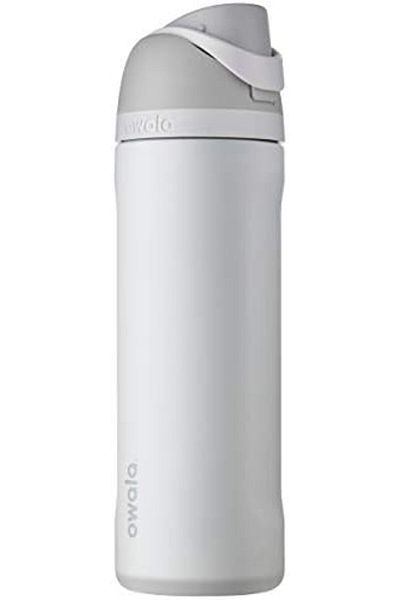 owala FreeSip Insulated Stainless Steel Water Bottle with Straw for Sports and Travel, BPA-Free, 24-
