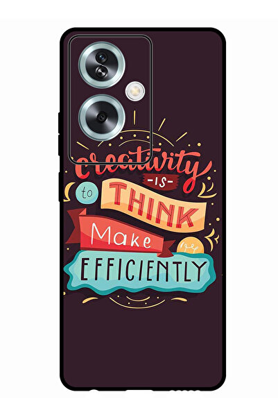 Theodor جراب واقٍ مضاد للخدش والصدمات لهاتف Oppo A2 الإبداع هو التفكير