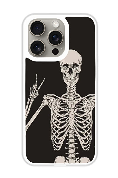 Theodor غطاء حماية لهاتف أبل آيفون 15 برو ماكس فيكتوري (مصد أبيض)