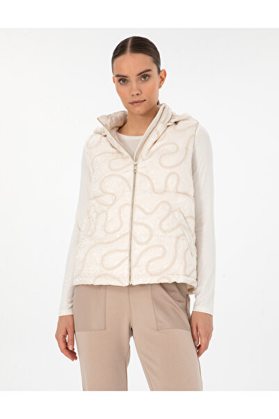 Pierre Cardin Ekru Regular Fit Yelek 50308958-VR019