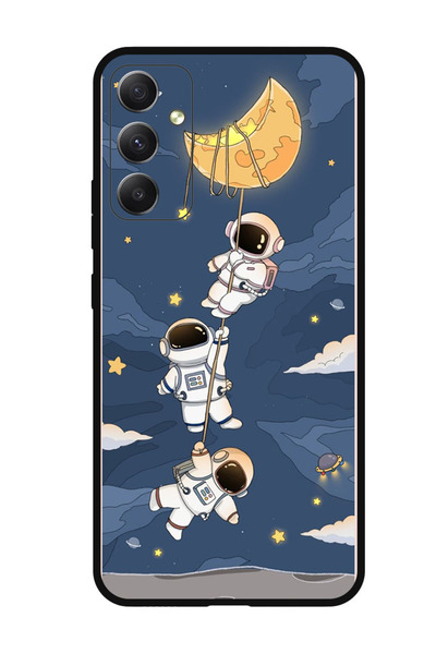 Theodor جراب واقٍ مضاد للخدش والصدمات لهاتف Samsung Galaxy A05s، رواد فضاء مع...