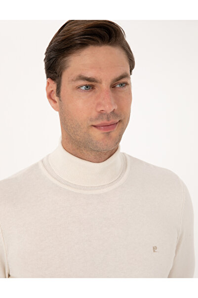 Pierre Cardin Taş Slim Fit Balıkçı Yaka Basic Triko Kazak 50314202-VR049