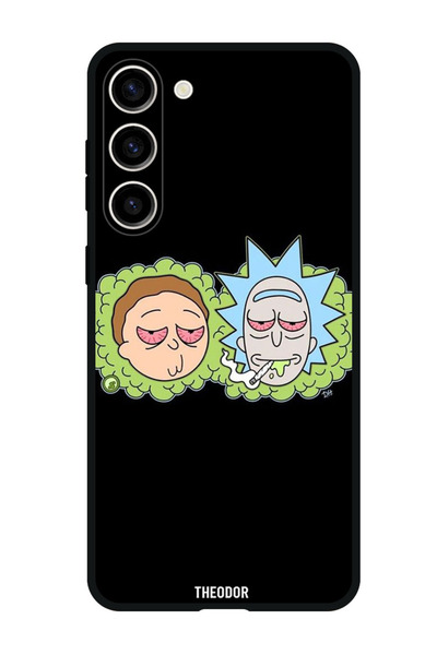 Theodor جراب واقٍ مضاد للخدش والصدمات لهاتف Samsung Galaxy S23 FE، ريك ريد آيز