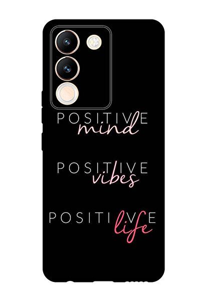 Theodor جراب واقٍ مضاد للخدش والصدمات لهاتف Vivo V29e - عقل إيجابي