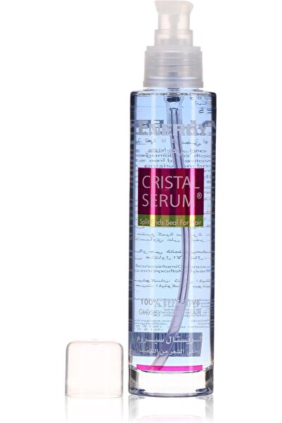 Energy Cosmetics سيروم كريستال للشعر، يعيد بناء الأطراف المتقصفة، فعال بنسبة 100% لشعر لامع ولامع، مثالي للشعر التالف.