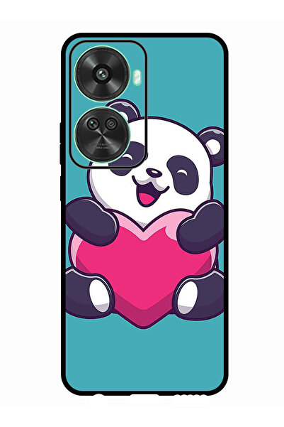 Theodor جراب واقٍ مضاد للخدش والصدمات لهاتف هواوي نوفا 11 إس إي - قلب باندا