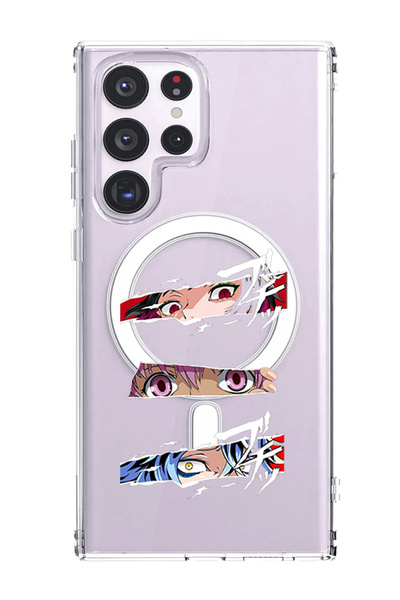 Theodor غلاف لهاتف Samsung Galaxy S23 Ultra متوافق مع MagSafe، غطاء ممتص للصد...