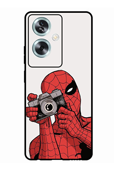 Theodor جراب واقٍ مضاد للخدش والصدمات لهاتف Oppo A2 Spiderman يلتقط صورة