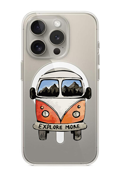 Theodor غلاف لهاتف iPhone 15 Pro Max متوافق مع MagSafe، غطاء ممتص للصدمات مقا...