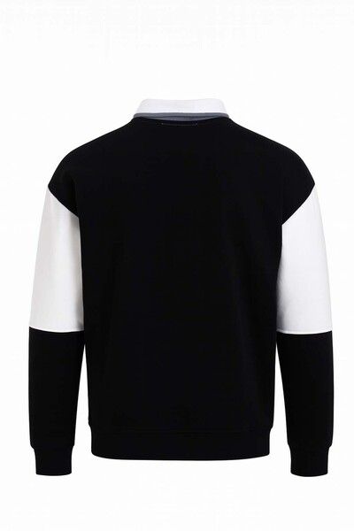 trender Black - White - Gray Men's Sweatshirt 5719
