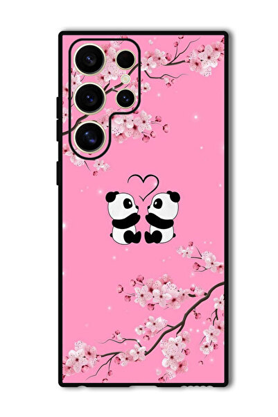 Theodor جراب واقٍ مضاد للخدش والصدمات لهاتف Samsung Galaxy S24 Ultra باندا صغ...