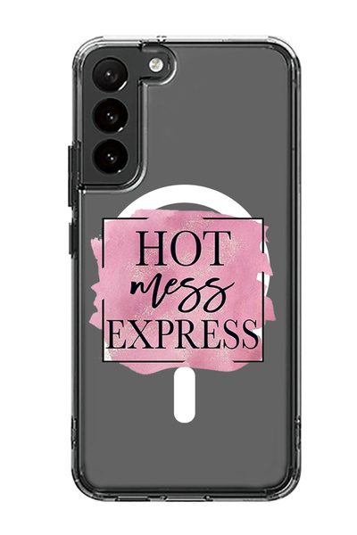 Theodor غلاف لهاتف Samsung Galaxy S23 مقاس 6.1 بوصة، متوافق مع MagSafe، غطاء ممتص للصدمات، نسخة سريعة من Hot mess