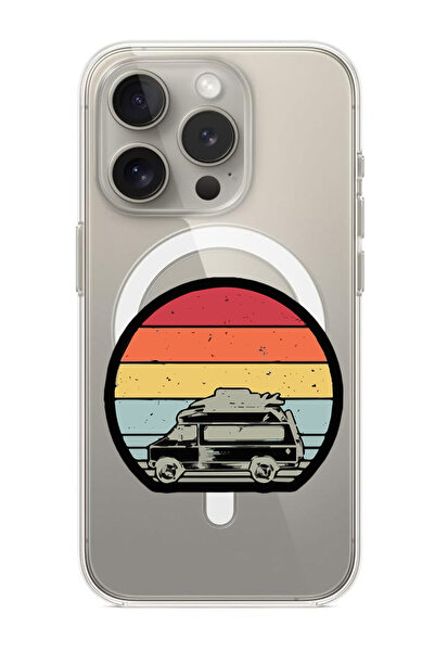 Theodor غلاف لهاتف iPhone 15 Pro مقاس 6.1 بوصة متوافق مع MagSafe، غطاء مصد لل...