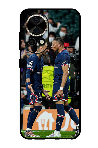 Theodor جراب واقٍ مضاد للخدش والصدمات لهاتف هواوي نوفا 12 ألترا مبابي ونيمار 2