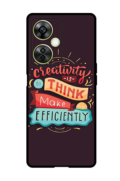 Theodor جراب واقٍ مضاد للخدش والصدمات لهاتف OnePlus Nord N30 الإبداع هو التفكير