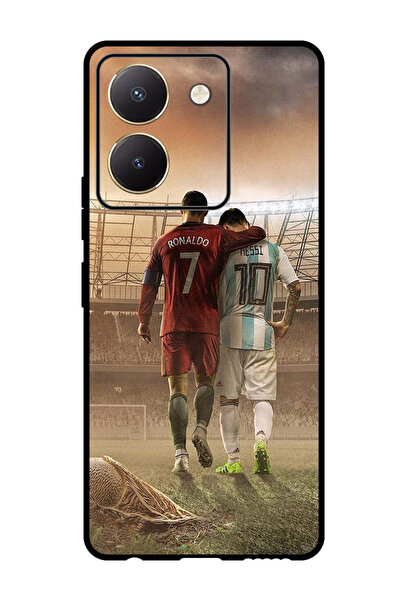 Theodor جراب واقٍ مضاد للخدش والصدمات لهاتف Vivo Y27s رونالدو ميسي