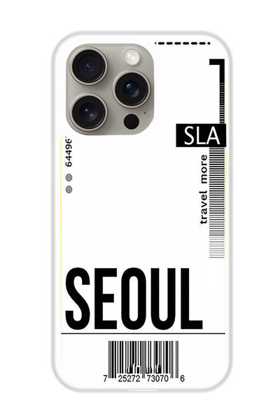 Theodor غطاء حماية لهاتف أبل آيفون 15 برو سيول (مصد أبيض)