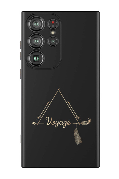 Theodor غطاء حماية سائل من السيليكون المقاوم للصدمات لهاتف سامسونج جالاكسي S24 ألترا (أسود) - فوياج