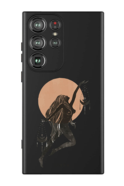 Theodor غطاء حماية سائل من السيليكون المقاوم للصدمات لهاتف سامسونج جالاكسي S24 ألترا (أسود) - ليبرا