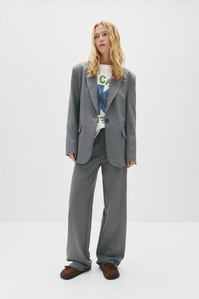 Pull & Bear High-waist smart trousers