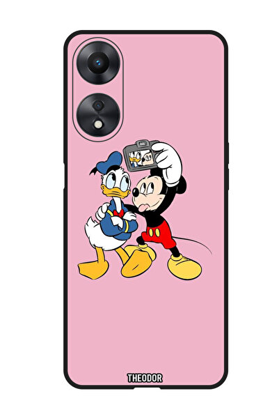 Theodor جراب واقٍ مضاد للخدش والصدمات لهاتف Oppo A1 5G ميكي دونالد سيلفي