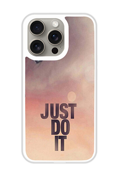 Theodor غطاء حماية لجهاز أبل آيفون 15 برو ماكس، مطبوع عليه Just Do It1 (مصد أ...