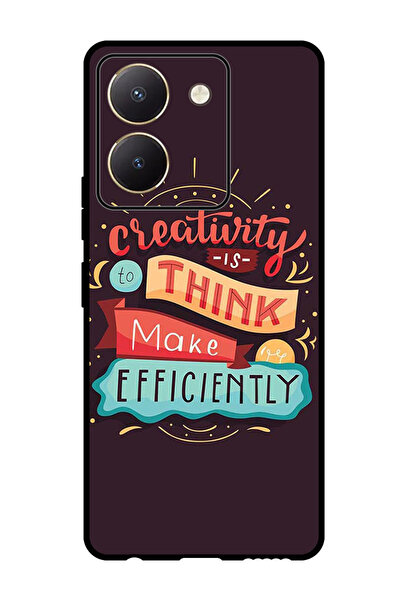 Theodor جراب واقٍ مضاد للخدش والصدمات لهاتف Vivo Y27s الإبداع هو التفكير