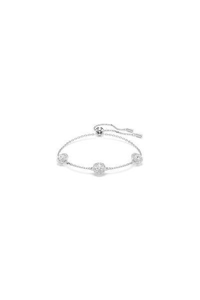 Swarovski 5732272 Bilezik Una:Bracelet Double Sıde Cre/Rhs M