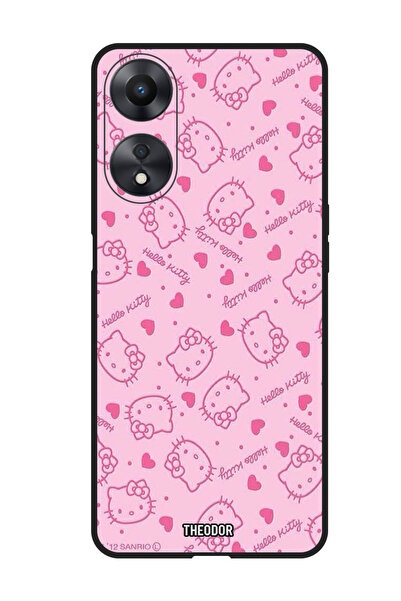 Theodor جراب واقٍ مضاد للخدش والصدمات لهاتف Oppo A1 5G Hello Kitty