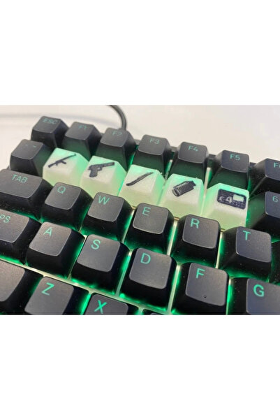 FLEXIS WE MAKE IT POSSIBLE FOR YOU CS2 Silah & Bomba Desenli Keycap Seti
