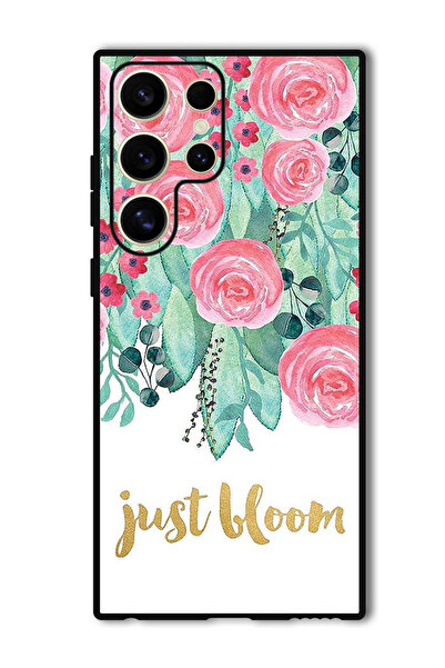 Theodor جراب واقٍ مضاد للخدش والصدمات لهاتف Samsung Galaxy S24 Ultra Just Bloom