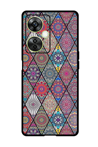 Theodor جراب واقٍ مضاد للخدش والصدمات لهاتف OnePlus Nord N30 بتصميم فن الماندالا