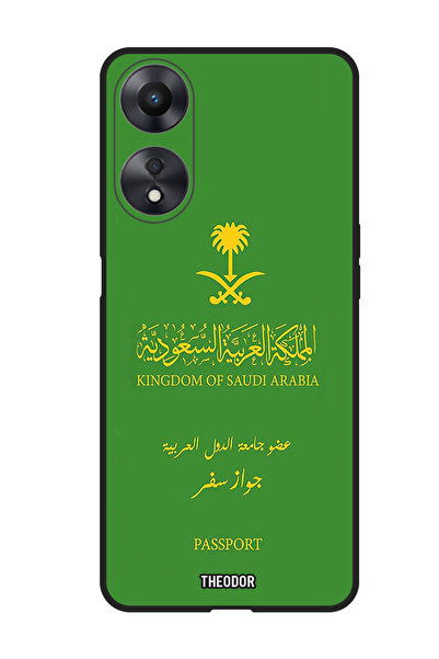 Theodor جراب واقٍ مضاد للخدش والصدمات لهاتف Oppo F23 5G جواز سفر المملكة العر...