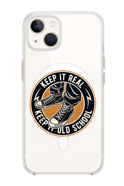 Theodor غلاف لهاتف iPhone 14 مقاس 6.1 بوصة متوافق مع MagSafe، غطاء ممتص للصدمات للهاتف، نسخة قديمة من المدرسة